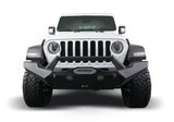 TrailFx - Full Width Front Bumper with Skid Plate and Winch Mount For Jeep Wrangler JL/Gladiator (JL07T)