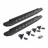 Go Rhino 69692648ST - RB30 Slim Line Running Boards with Mounting Bracket Kit - Protective Bedliner Coating