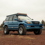 Prinsu - Lexus GX470 Prinsu Pro Roof Rack - Cutout for 40" Lightbars - 400-002-016-011
