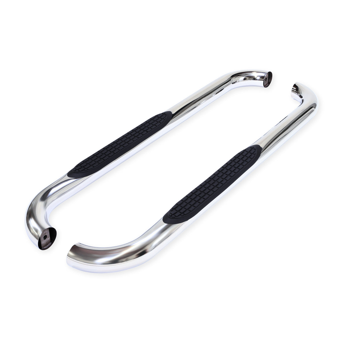 TrailFx - 3" Round Step Bar For GM Silverado/Sierra Standard- Stainless (A0029S)