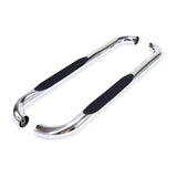 TrailFx - 3" Round Step Bar For GM Silverado/Sierra Standard- Stainless (A0029S)