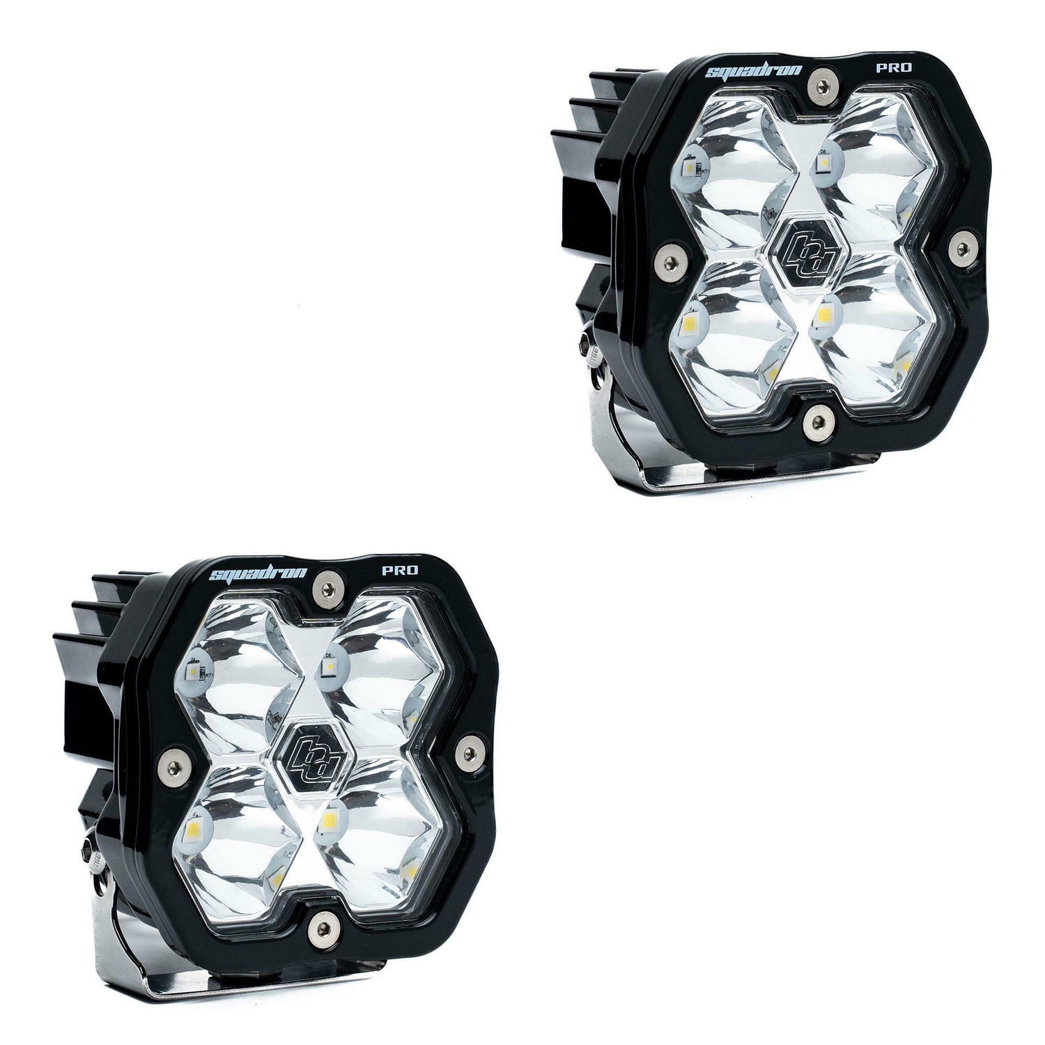 Baja Designs - 49-7801-2NH Squadron 2.0 Pro Black LED Auxiliary Light Pod Pair (No Harness)