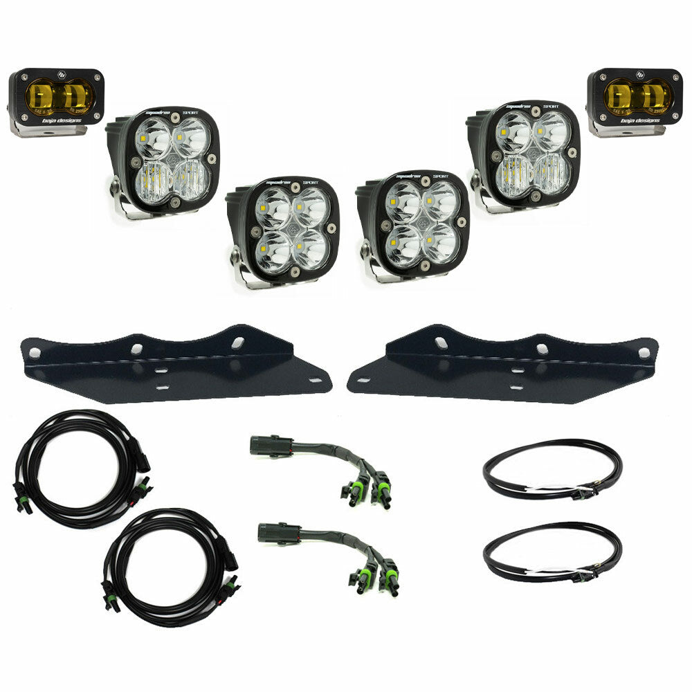 Baja Designs - Baja Designs - 448176 - Ford Raptor Squadron/S2 SAE ?Sportsman? Fog Pocket Light Kit
