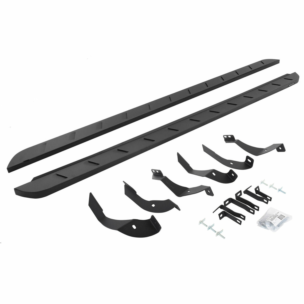 Go Rhino 63405187SPC - RB10 Slim Line Running Boards With Mounting Brackets - Textured Black