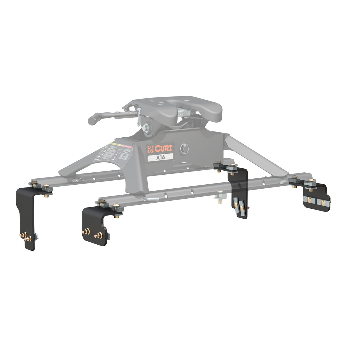 Curt - Custom 5th Wheel Brackets, Select Nissan Titan - 16470