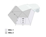 Overland Vehicle Systems - Overland Vehicle Systems Freestanding Passenger Nomadic 270 LT Awning Wall 1 - 18229909