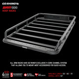 Go Rhino 5936055T - SRM600 55" Tubular Basket-Style Roof Rack - Textured Black