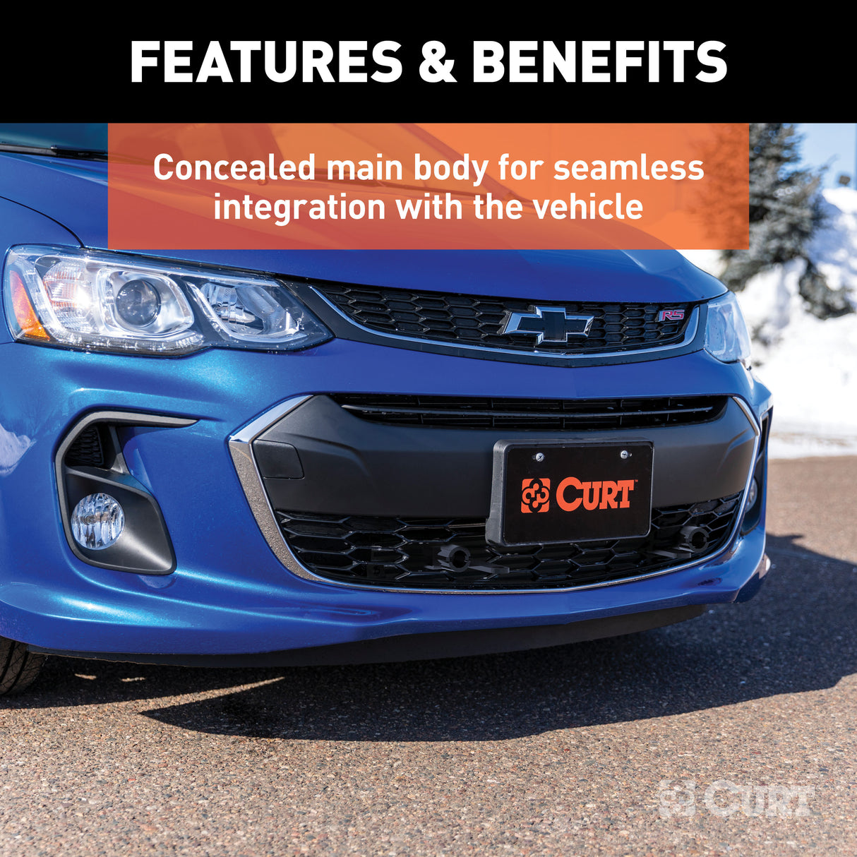 Curt - Custom Tow Bar Base Plate, Select Chevrolet Sonic - 70116