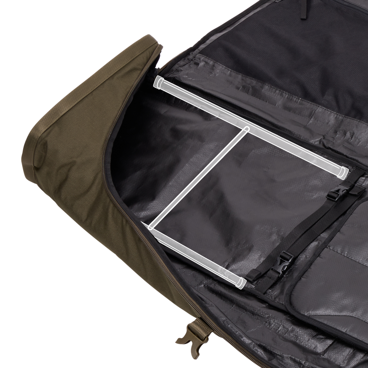 Thule - Roundtrip Ski Roller 175Cm Deep Khaki - 3205171