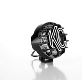 KC Hilites - 4" Rally 400 Halogen Single Light - Black - KC #1490 (Spread Beam) - 1490
