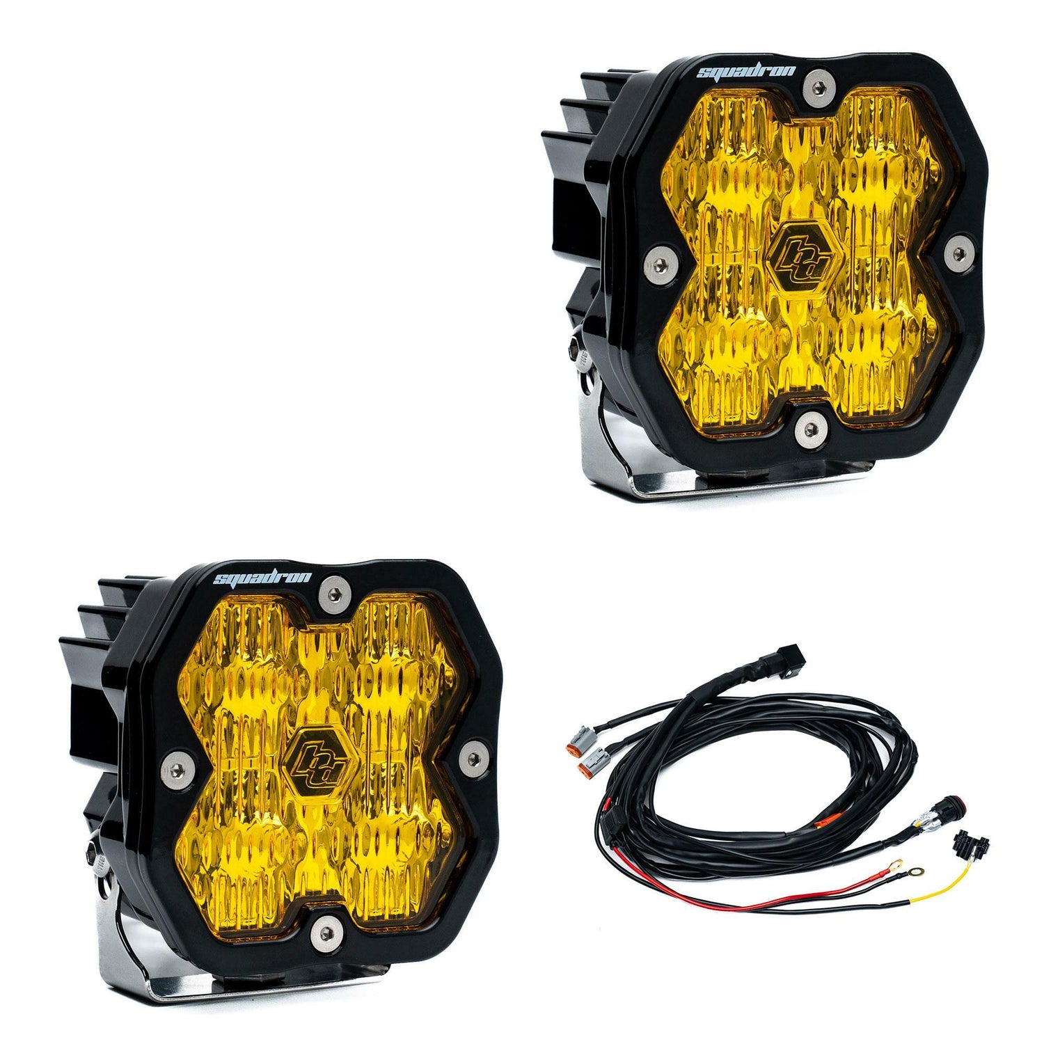 Baja Designs - 55-7815-2 Squadron 2.0 Sport Black LED Auxiliary Light Pod Pair