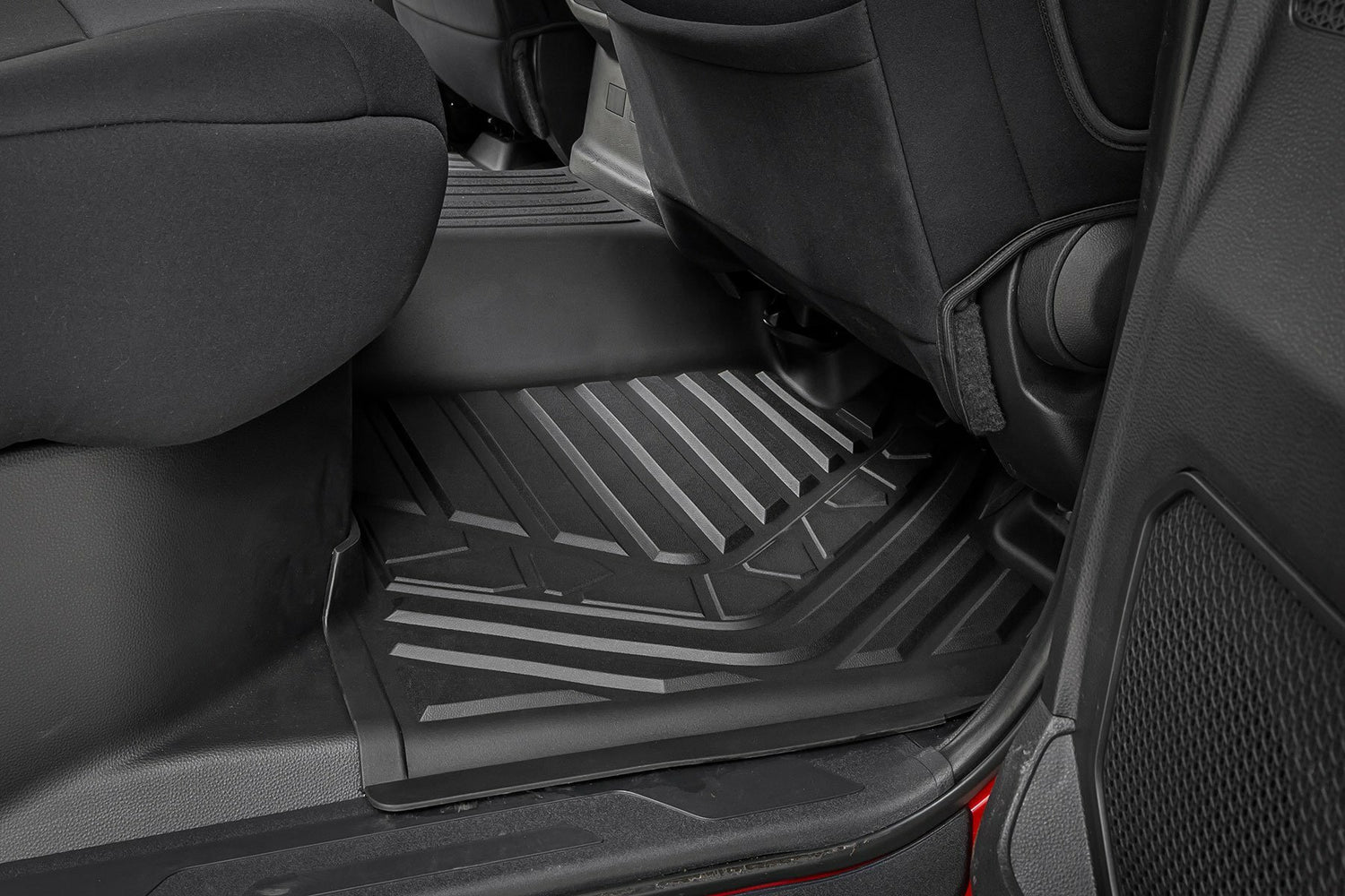 Rough Country - Flex-Fit Floor Mats - FR & RR - CrewMax - Toyota Tundra 2WD/4WD (2022-2025) - FF-71780