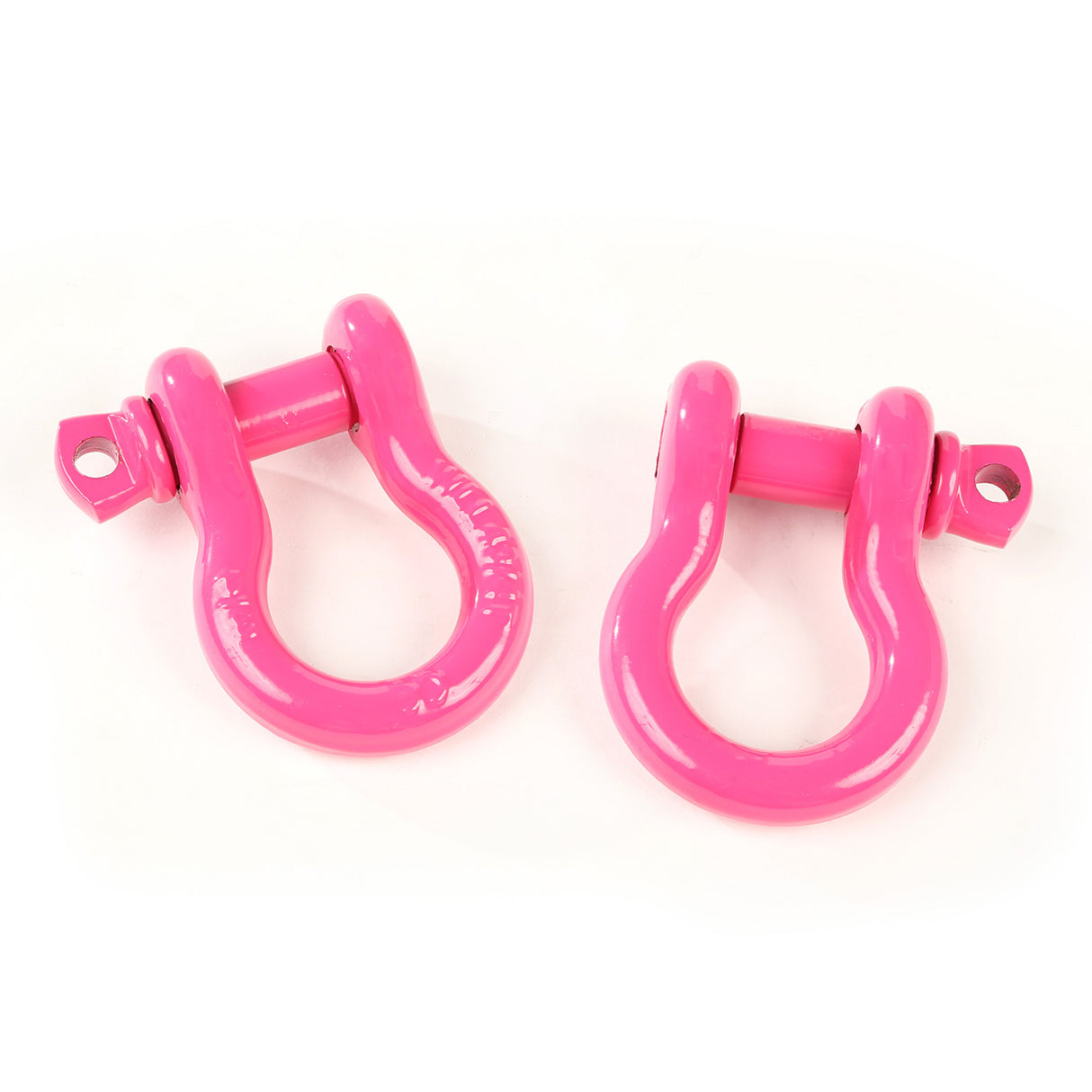 Rugged Ridge - D-Ring Shackles, 3/4-Inch, Pink, Steel, Pair - 11235.09