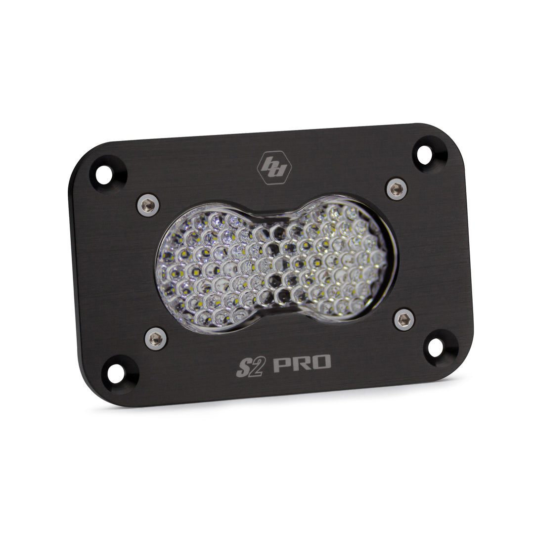 Baja Designs - 481006 - S2 Pro Black Flush Mount LED Auxiliary Light Pod