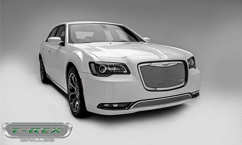 T-Rex Grilles - 1 Pc Small Mesh Stainless Steel Upper Class Grille Replacement - 54436