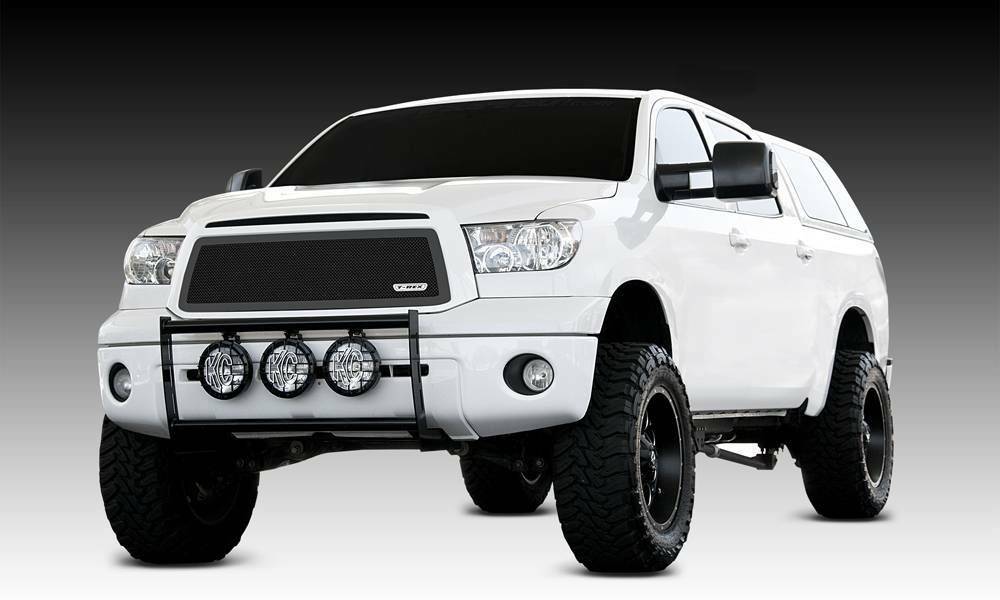 T-Rex Grilles - 1 Pc Small Mesh Mild Steel Upper Class Grille Overlay - 51963