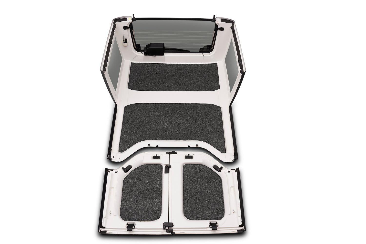 BedRug - BedRug HLJL184DRK JEEP HEADLINER 18+ JL Unlimited 4 door - HLJL184DRK