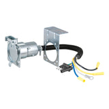 Curt - Electrical Adapter with Bracket (4-Way Flat Vehicle to 7-Way RV Blade Trailer) - 57185
