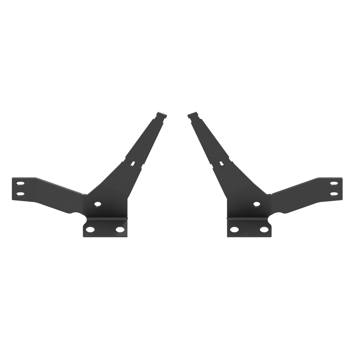 CBI - Tacoma Side Support Brackets / Remote Reservoir / Powder coated Black - 600-000-000-171