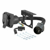Curt - Dual-Output 7 & 4-Way Connector (Plugs into USCAR) - 55774