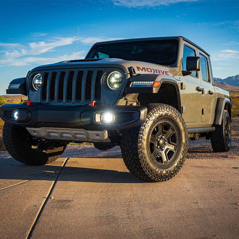 Nacho Offroad Technology - JL/JT Fog Multi Beam 3 pc bumper KIT AMB - V3JW2KASM