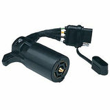 Husky Towing - 13170 7 RV Blade To 4 Wire Flat Flexible Wire With Dust Cover & Protective Wire Cover