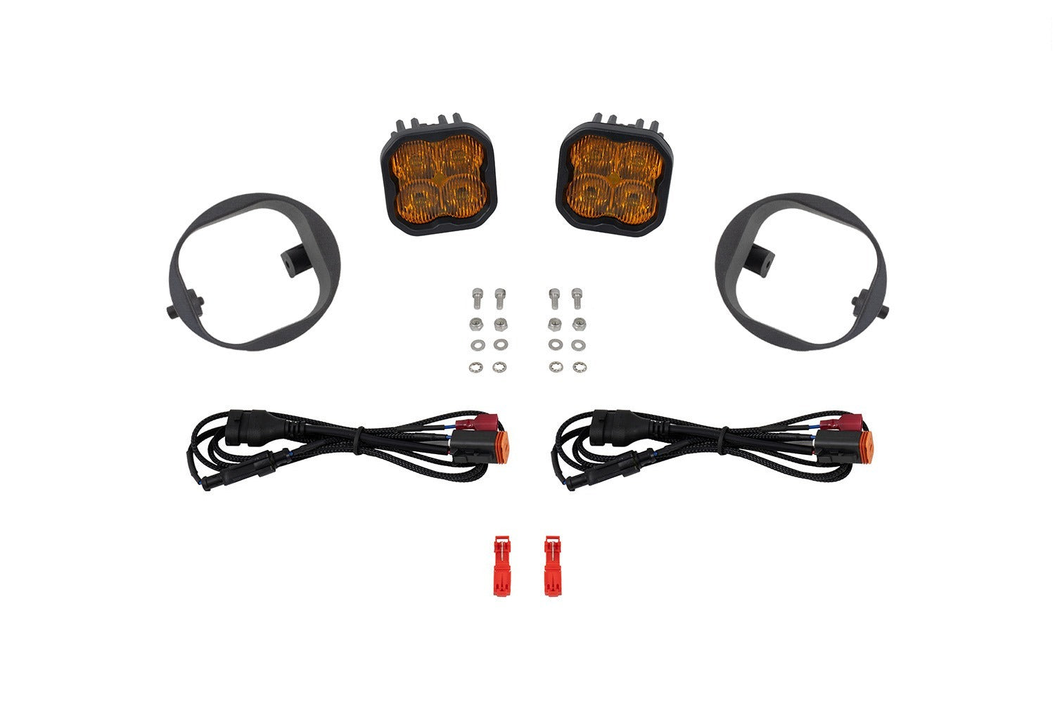 Diode Dynamics - SS3 Max Type Element Kit ABL Yellow SAE Fog - DD8372