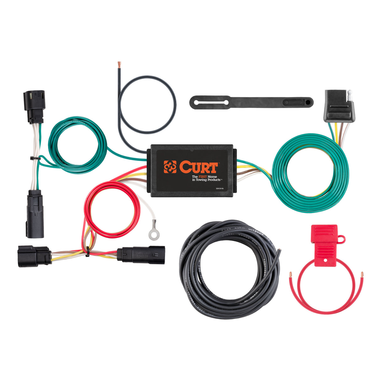 Curt - Custom Wiring Harness, 4-Way Flat Output, Select Ford Escape - 56320