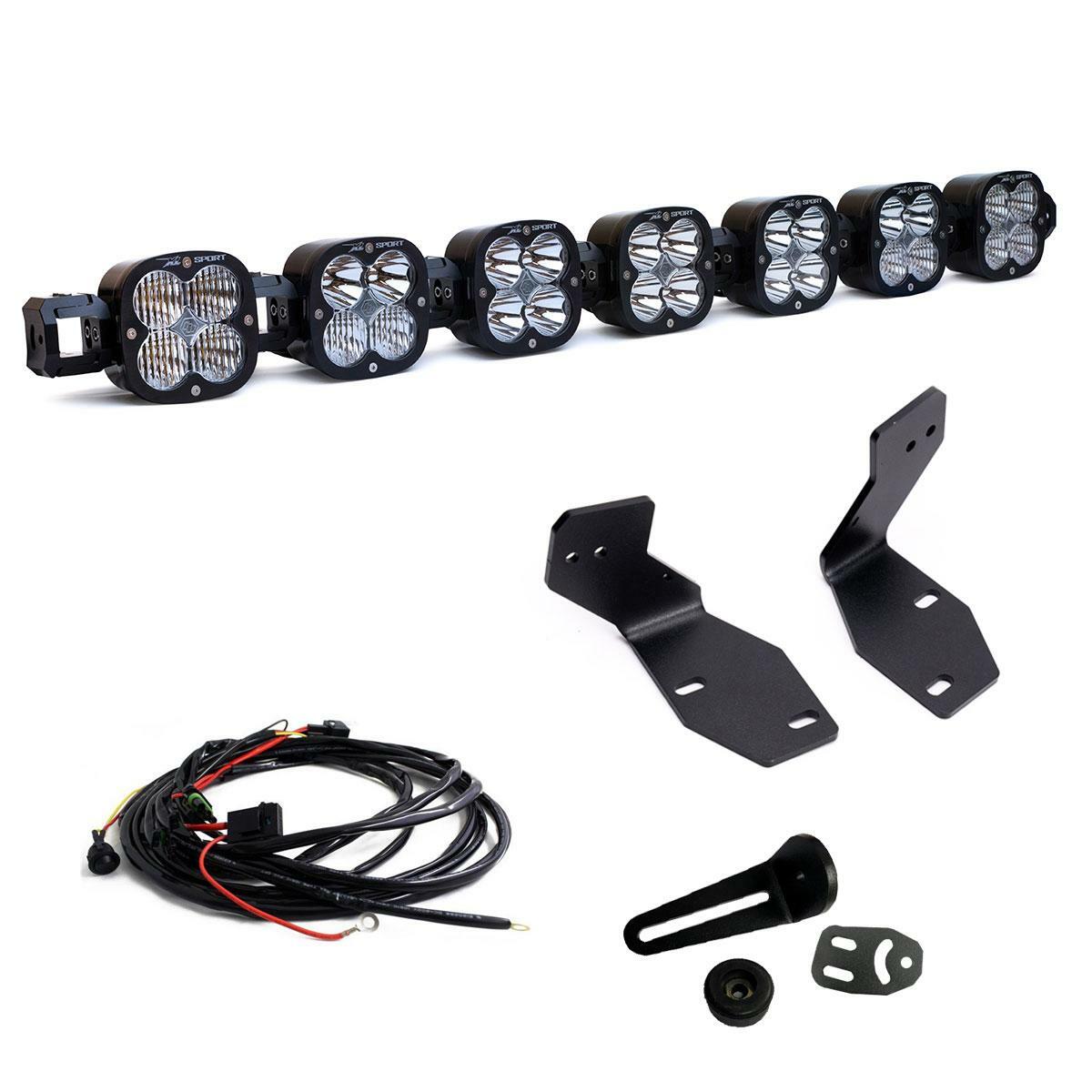 7XL Linkable Bumper Light Kit - 2023-On Ford F-250/350 Super Duty (Light Pattern: Multi-Pattern; Color: Clear; Wiring Type: Toggle)