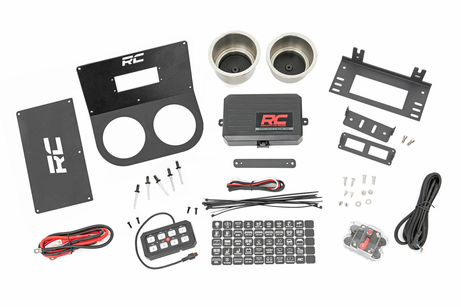 Rough Country - Cup Holder - MLC-8 - Honda Pioneer 1000 Pioneer 1000-5 - 92058