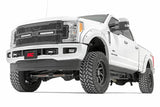 Rough Country - Mesh Grille - 12" Dual Row LED - Black - Ford F-250 F-350 Super Duty (17-19) - 70216
