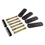 HD Front Leaf Spring Shackles, 1 Inch Lift; 87-95 Jeep Wrangler YJ