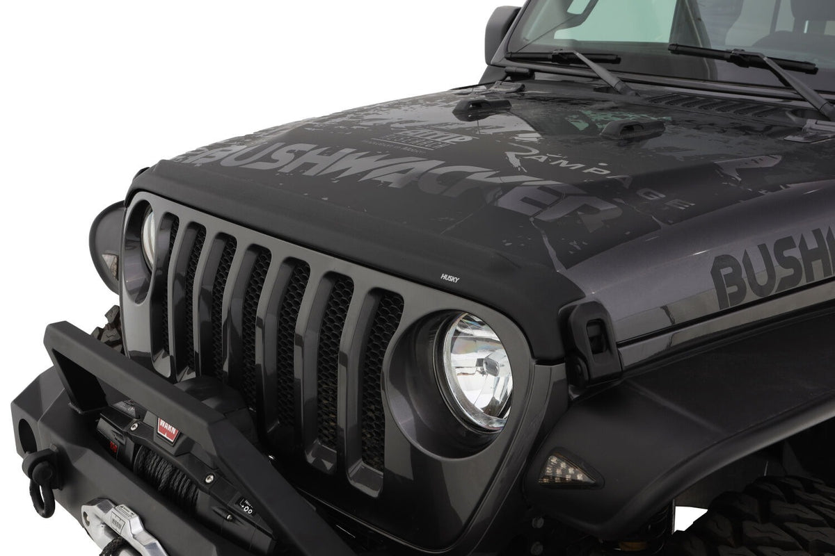 Husky Liners 2830060 Aeroskin II Hood Protector; Matte Black Low Profile