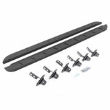 Go Rhino 63412973ST - RB10 Slim Line Running Boards With Mounting Brackets - Protective Bedliner Coating
