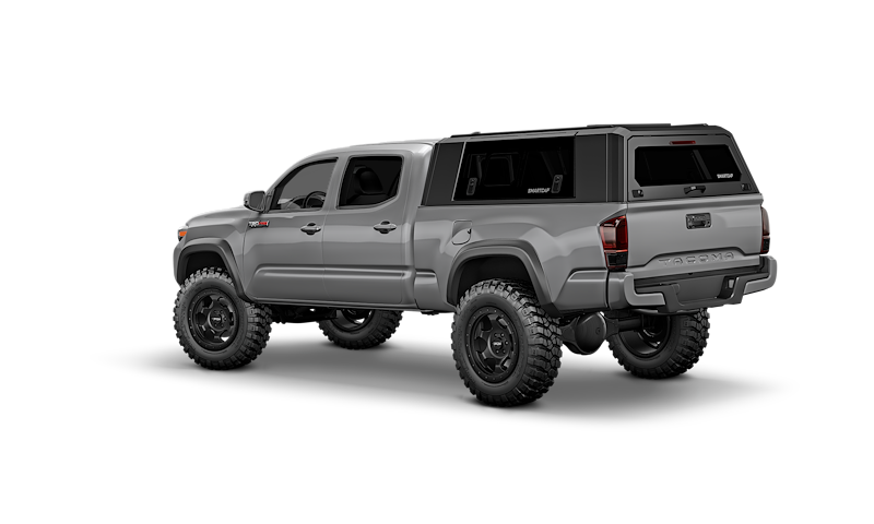 RSI SmartCap - Tacoma Truck Bed Cap SmartCapEVO Sport Matte Black For 16-23 Toyota Tacoma 6 Foot Standard Bed SmartCap - EV1317-MB