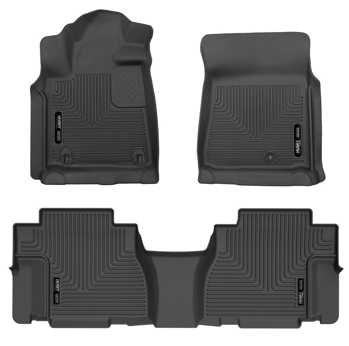 Husky Liners 95131 Weatherbeater - Front & 2nd Seat Floor Liners (Footwell Coverage)
