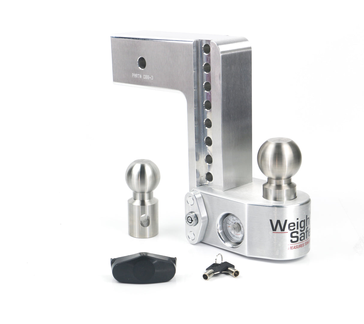 Weigh Safe - 8" Drop Hitch with 3" Shank