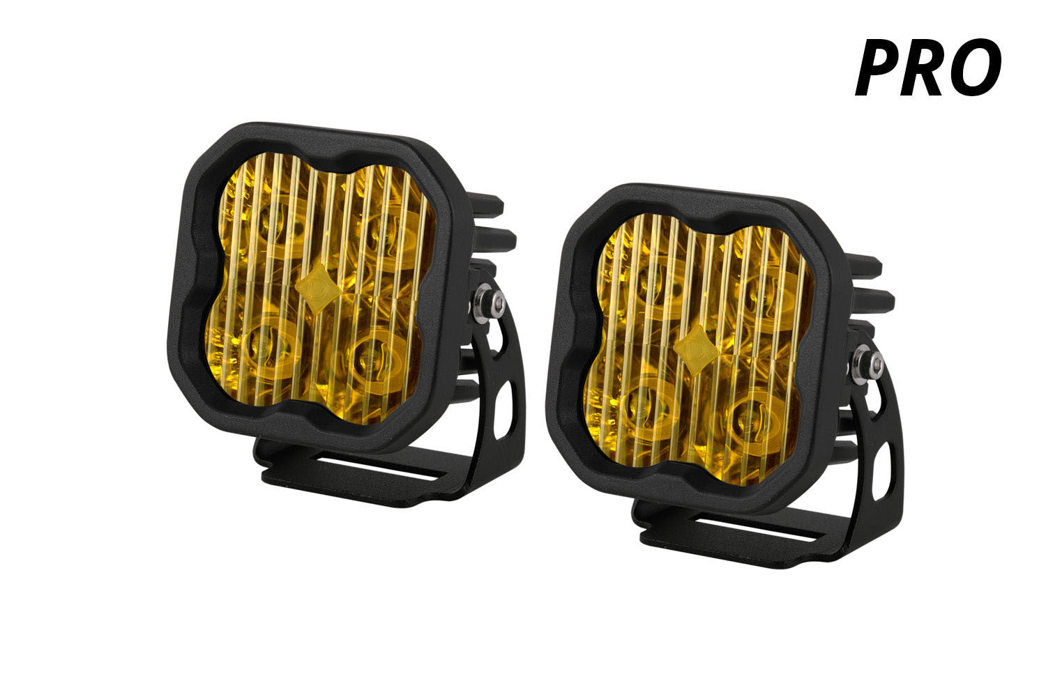 Diode Dynamics - SS3 Pro ABL Yellow Flood Standard (pair) - DD6891P