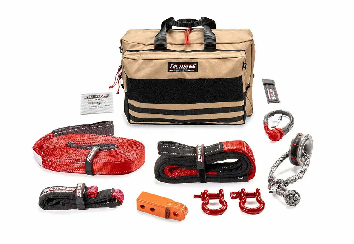 Factor55 - Vehicle Recovery Kit, Sawtooth – Large - Orange - 00475-07-LARGE