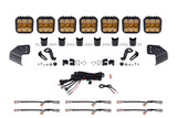 Diode Dynamics - Bronco SS5 Sport CrossLink Windshield Yellow Combo Lightbar Kit - DD7233
