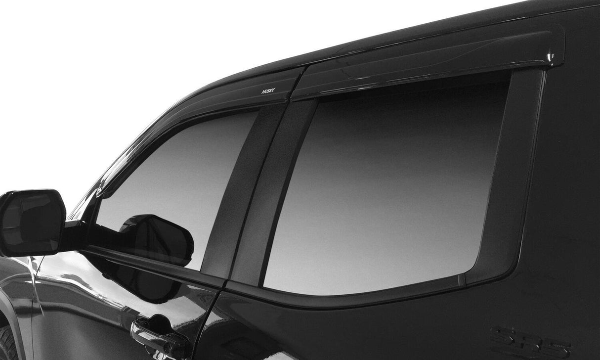 Husky Liners 2854025 Low Profile Ventvisor Deflector; Smoke; Outside Mount; 4 pc.