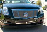 T-Rex Grilles - 2 Pc Small Mesh Stainless Steel Upper Class Bumper Grille Overlay - without Factory Fog Lights - 55198