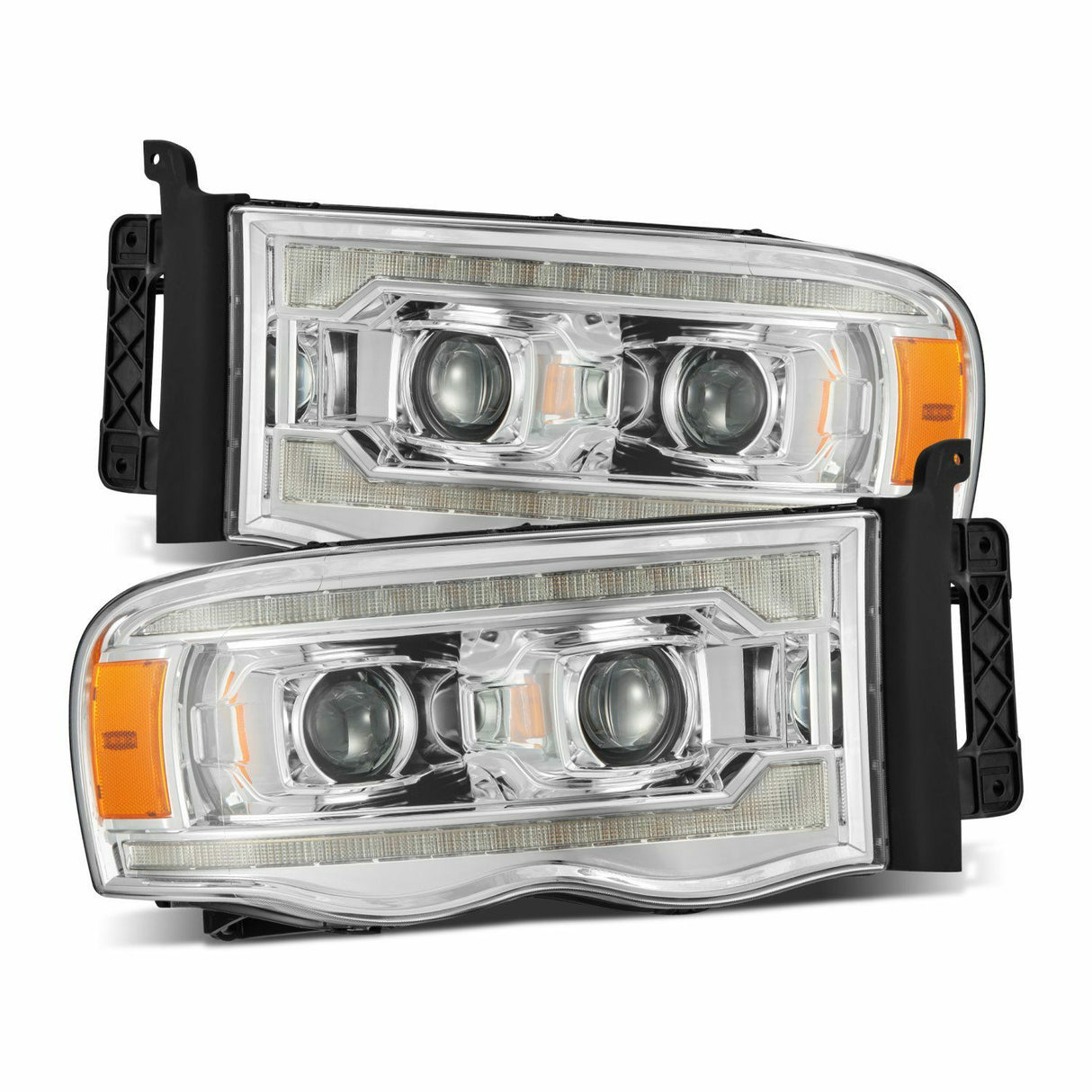 AlphaRex 880568 Projector Headlights Chrome