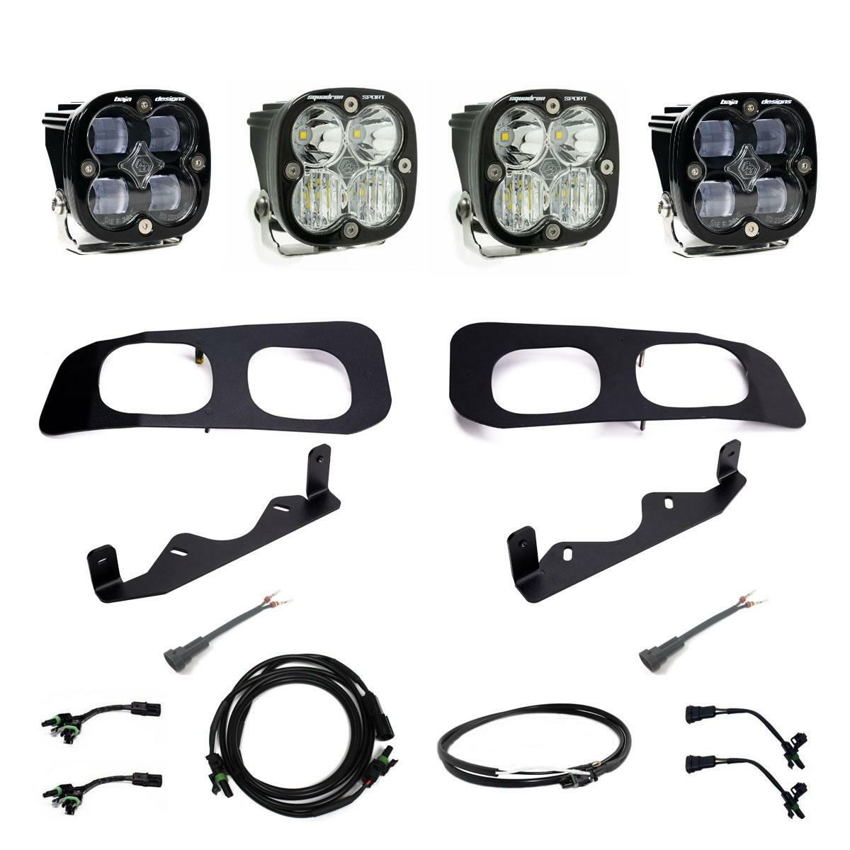 Baja Designs 448225UP Squadron SAE/Squadron Sport Dual Fog Pocket Light Kit