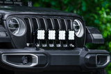 Diode Dynamics - Jeep JL SS5 4-Pod CrossLink Grille Lightbar Kit  Pro White Combo - DD7268