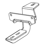 Go Rhino 6949266 - V-Series V3, RB30 and RB Slim Side Steps - MOUNTING BRACKETS ONLY - Textured Black