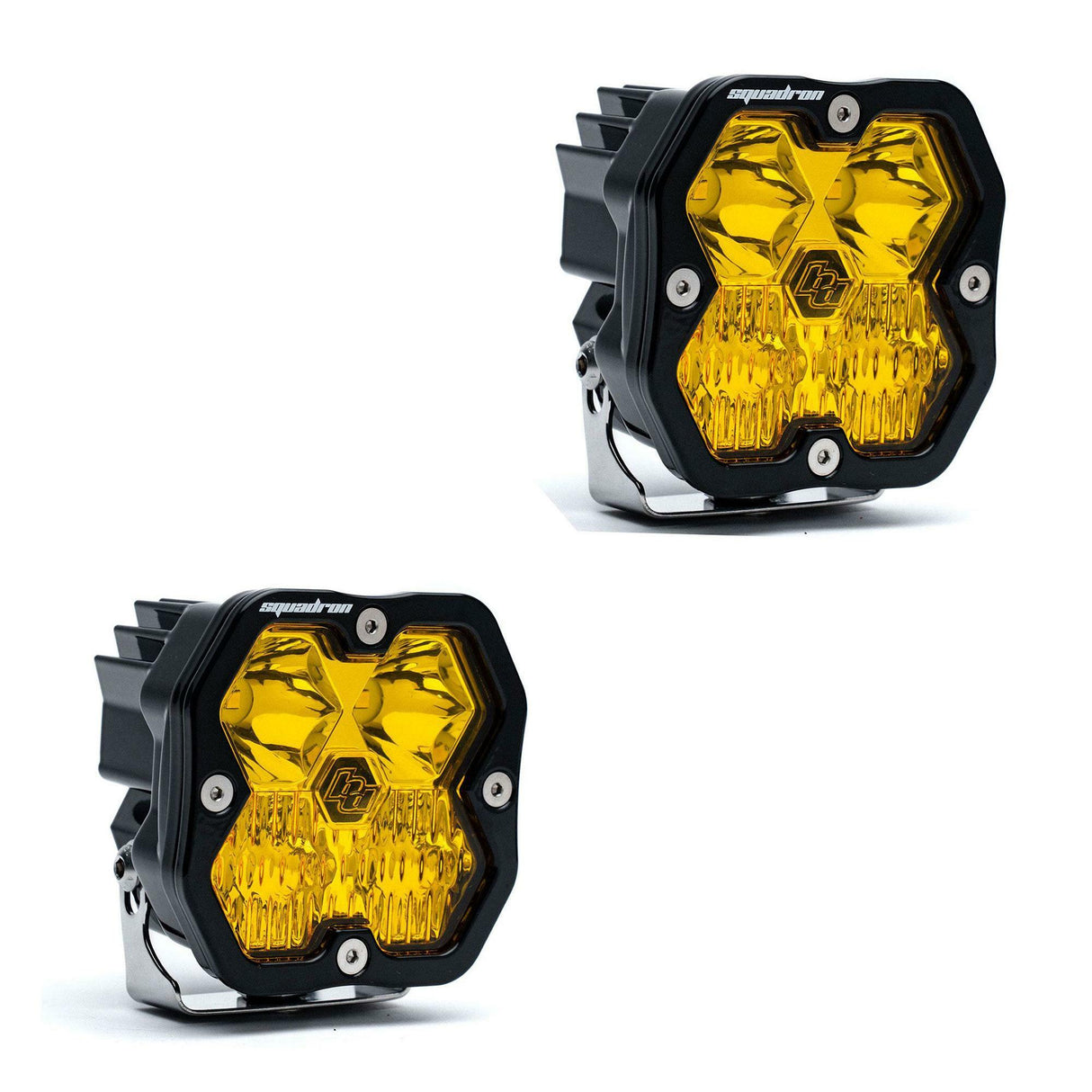 Baja Designs - 55-7813-2NH Squadron 2.0 Sport Black LED Auxiliary Light Pod Pair (No Harness)
