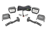 Rough Country - LED Light Kit - Ditch Mount - 3" OSRAM - Wide - Toyota Tacoma (16-23) - 71084