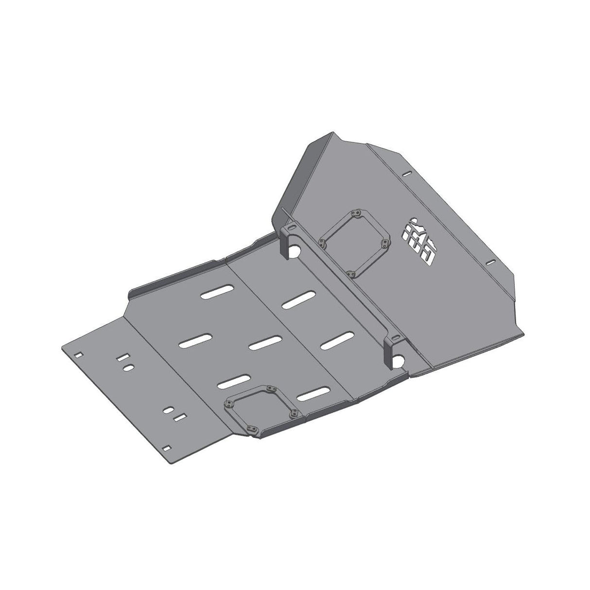 CBI - 2nd Gen Toyota Tundra Front Overland Skid Plate Set / Powder Coated Black - 300-000-012-008