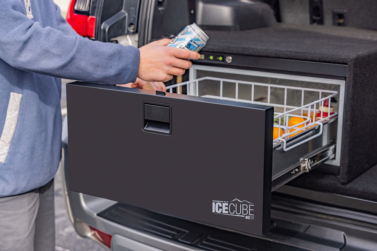 Ironman 4x4 - IceCube Drawer Fridge/Freezer - 40L - IFRIDGE40LMDR
